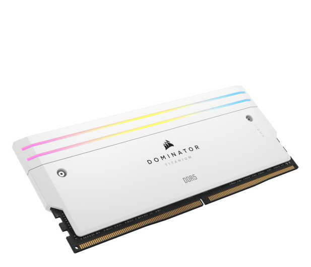 CORSAIR 32GB (2x16GB) 6400MHz CL32 Dominator Titanium White RGB CMP32GX5M2B6400C32W - 1191445 - zdjęcie 3